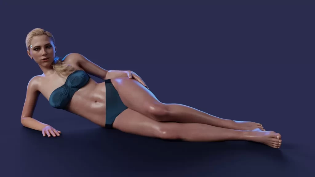 图片[2]-【Blender】Chloe Beta model【底特律：变人】-小渣渣