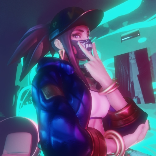 【Blender】Akali KDA-小渣渣