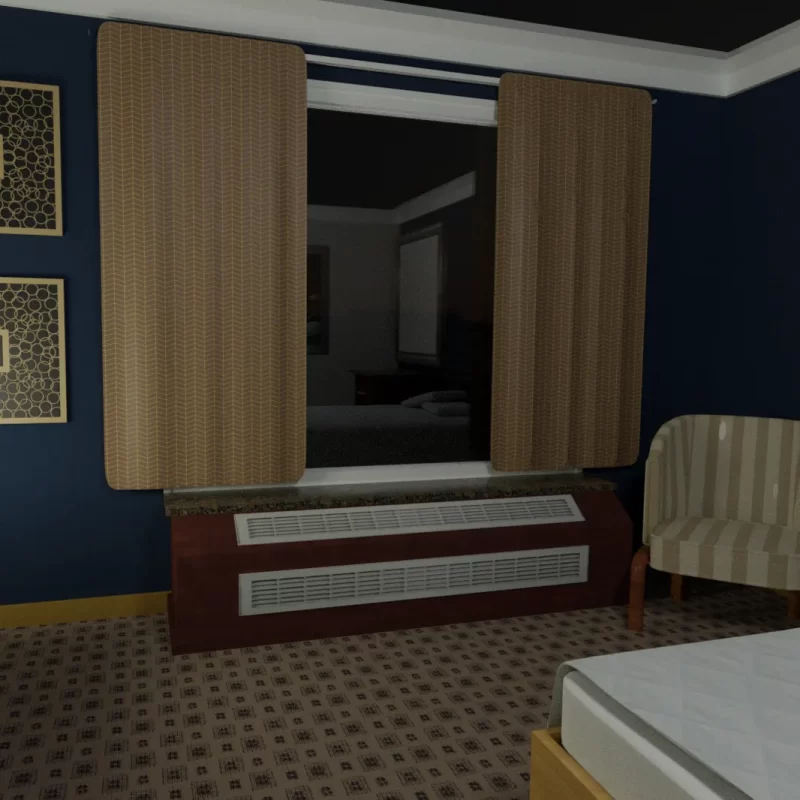 【Blender】《酒店房间》-小渣渣