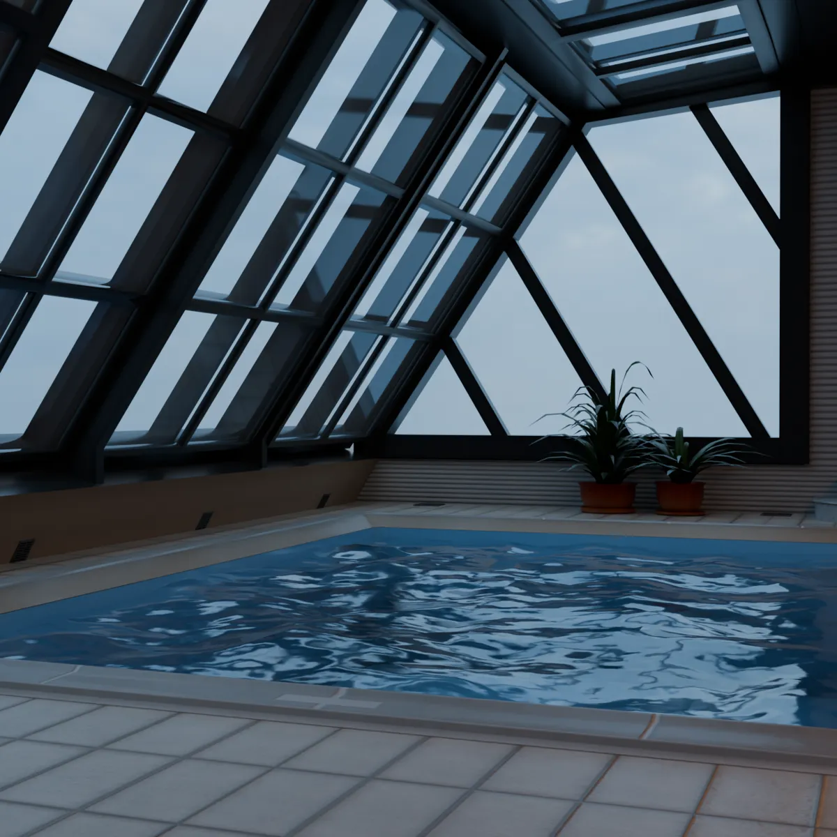 【Blender】写真泳池
