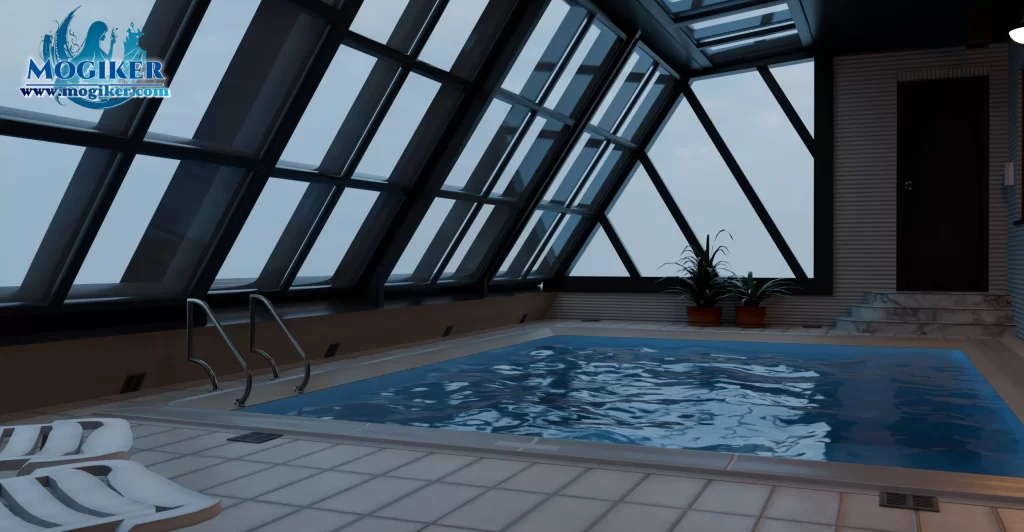 【Blender】写真泳池-小渣渣