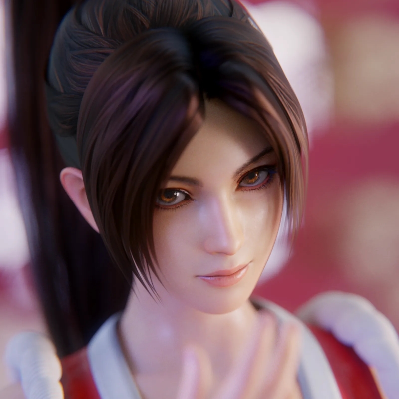 【Blender】不知火舞【生死格斗】-小渣渣
