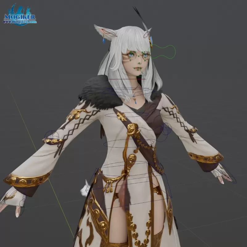 图片[2]-【Blender】尼斯威尔【最终幻想14】-小渣渣