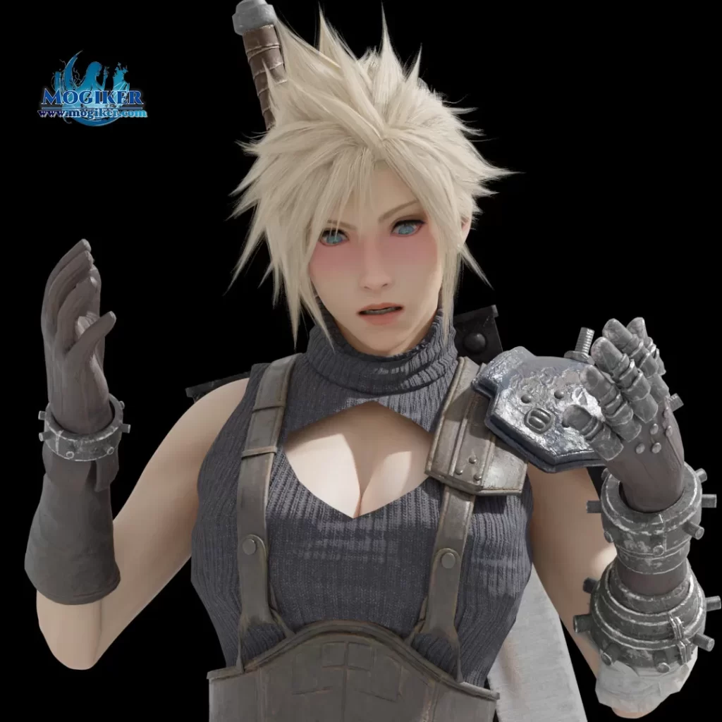【Blender】Cloud Strife【最终幻想】-小渣渣