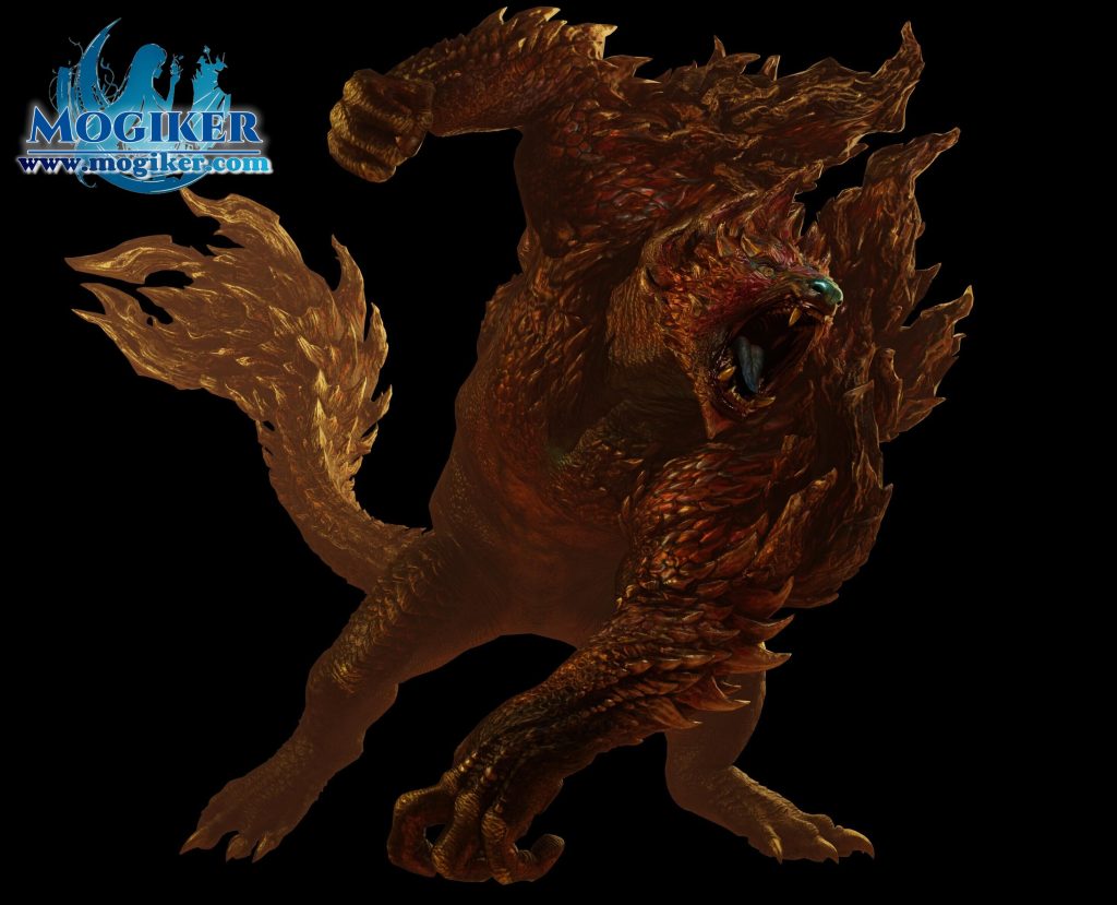 图片[2]-【Blender】怪物猎人 荒野 — 涌油谷大型怪物模型包-小渣渣