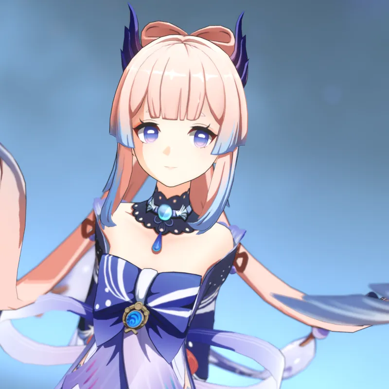 【Blender】珊瑚宫心海 - 《原神》-小渣渣