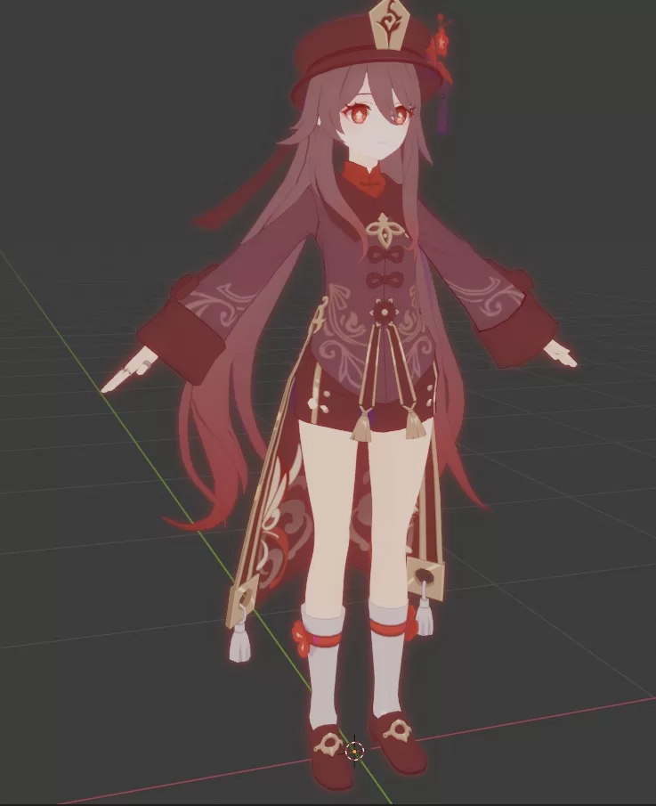 图片[2]-【Blender】胡桃V 1.0【原神】-小渣渣