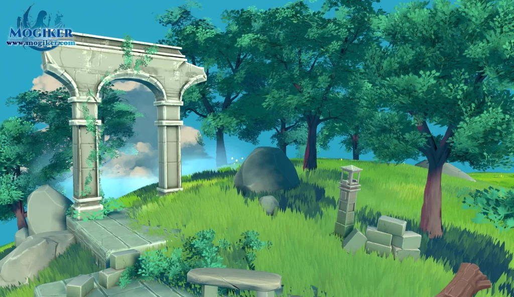 【Blender】《森林与古代遗迹》-小渣渣