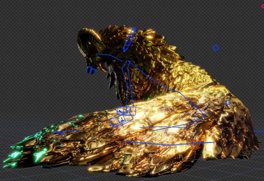 图片[3]-【Blender】怪物猎人：世界 绚辉龙-小渣渣