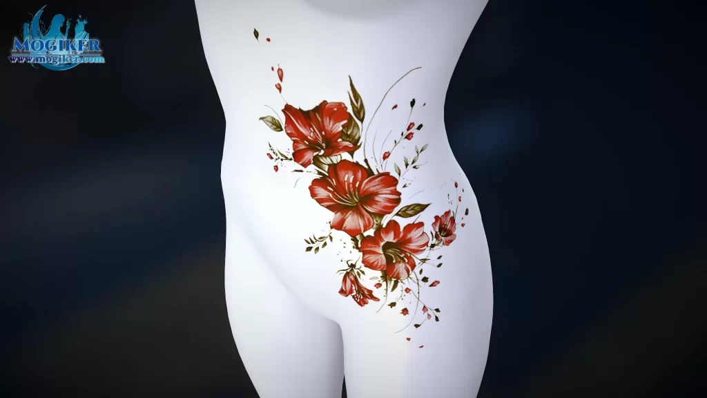 【VRM纹身】Node.tatto_花朵5.1
