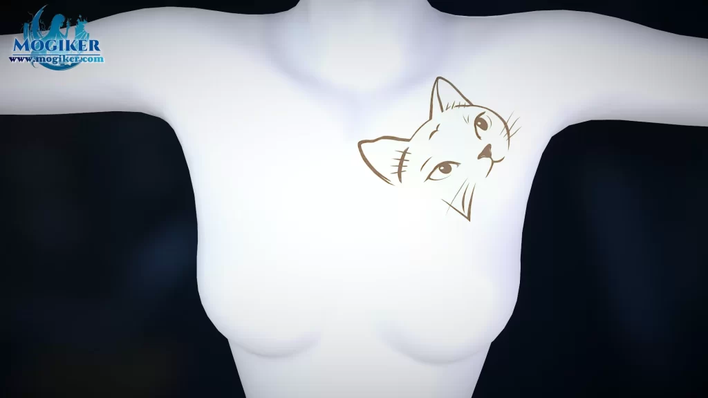 【VRM纹身】Node.tatto_猫咪1.1-模力星轨