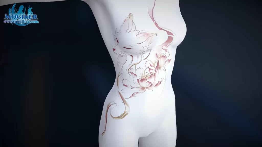 【VRM纹身】Node.tatto_狐狸1.1-模力星轨