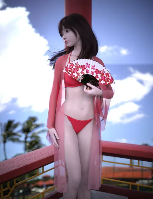 【DAZ】AH dForce Xiomara 服装 (G9) (G8) (G8F)-模力星轨