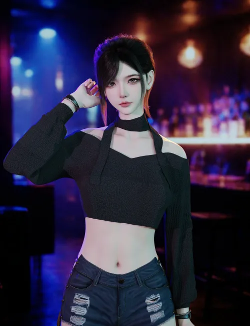 【DAZ】Noki Anly HD 角色 (G9)-模力星轨